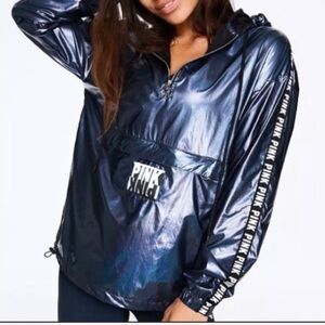 VS PINK Ensign Foil Sports Jacket